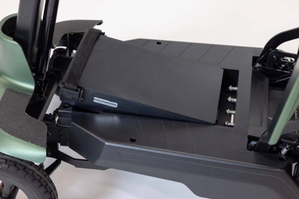 Smarti Plus mobility scooter with padded seat