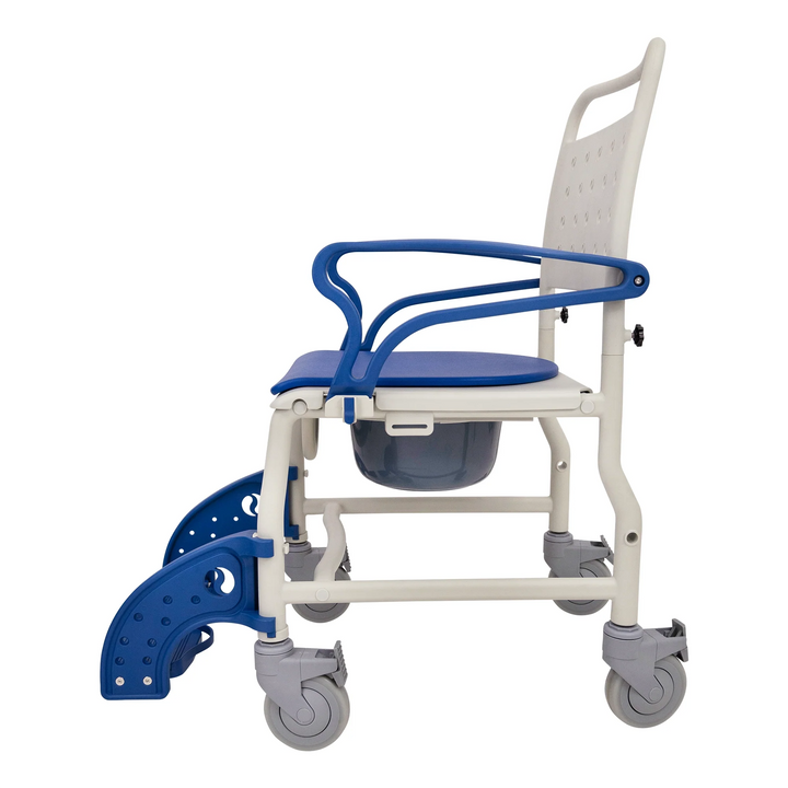 Sidekick commode and shower chair rear view