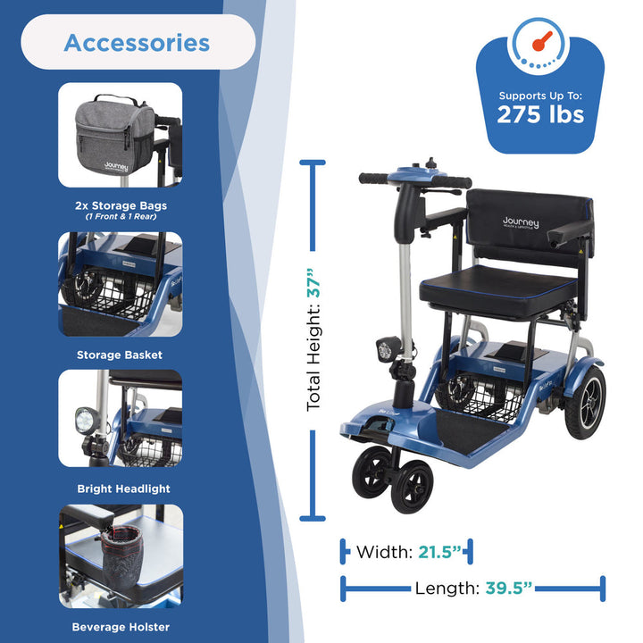 Journey So Lite scooter stability and wheel design