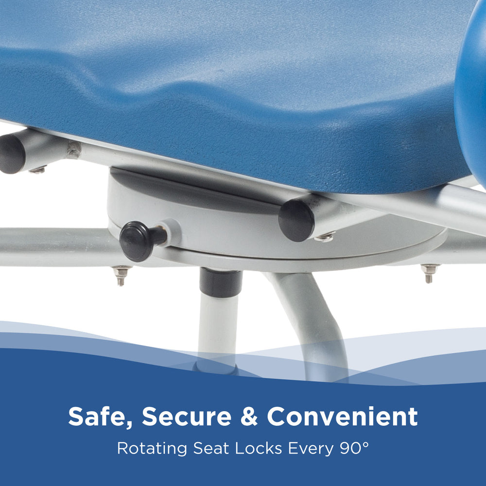 Journey SoftSecure shower chair locking swivel mechanism