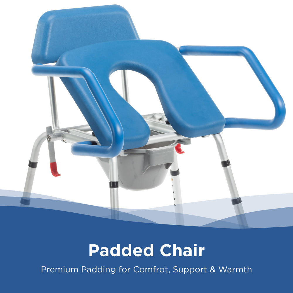 Journey SoftSecure lift assist commode side profile
