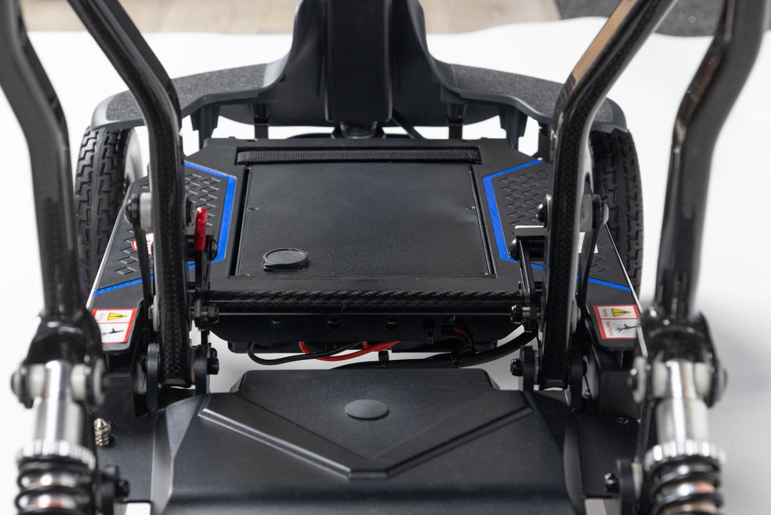 Supa Carbon Lite compact scooter for travel and transport