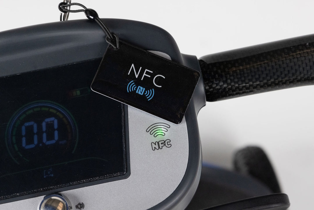Supa Carbon Lite lightweight folding scooter indoors