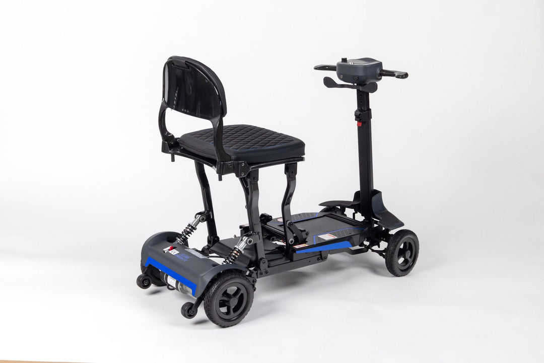 Supa Carbon Lite portable mobility scooter folded view