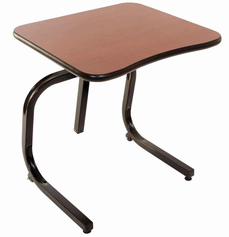 Adjustable Height Table T1P for one person with ergonomic design, steel frame, and mobile wheels for flexible workspace use  