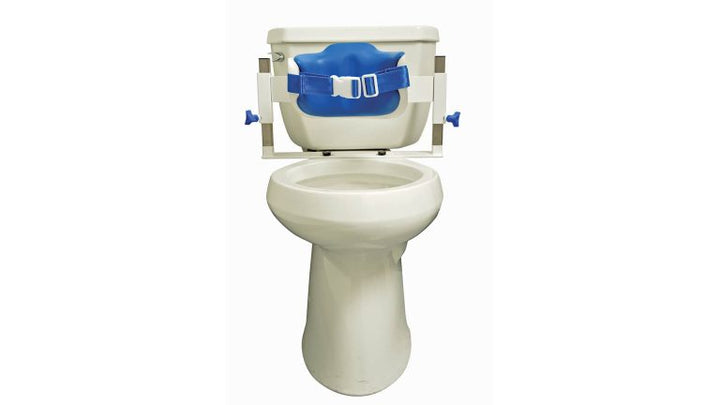 Lo-Back Contour Toilet Support with padded orthopedic back