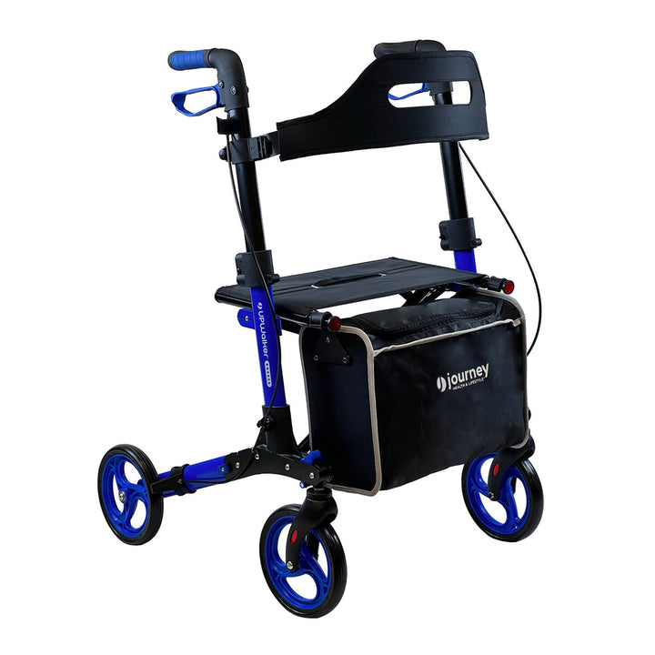 Breeze Rollator lightweight folding walker front view