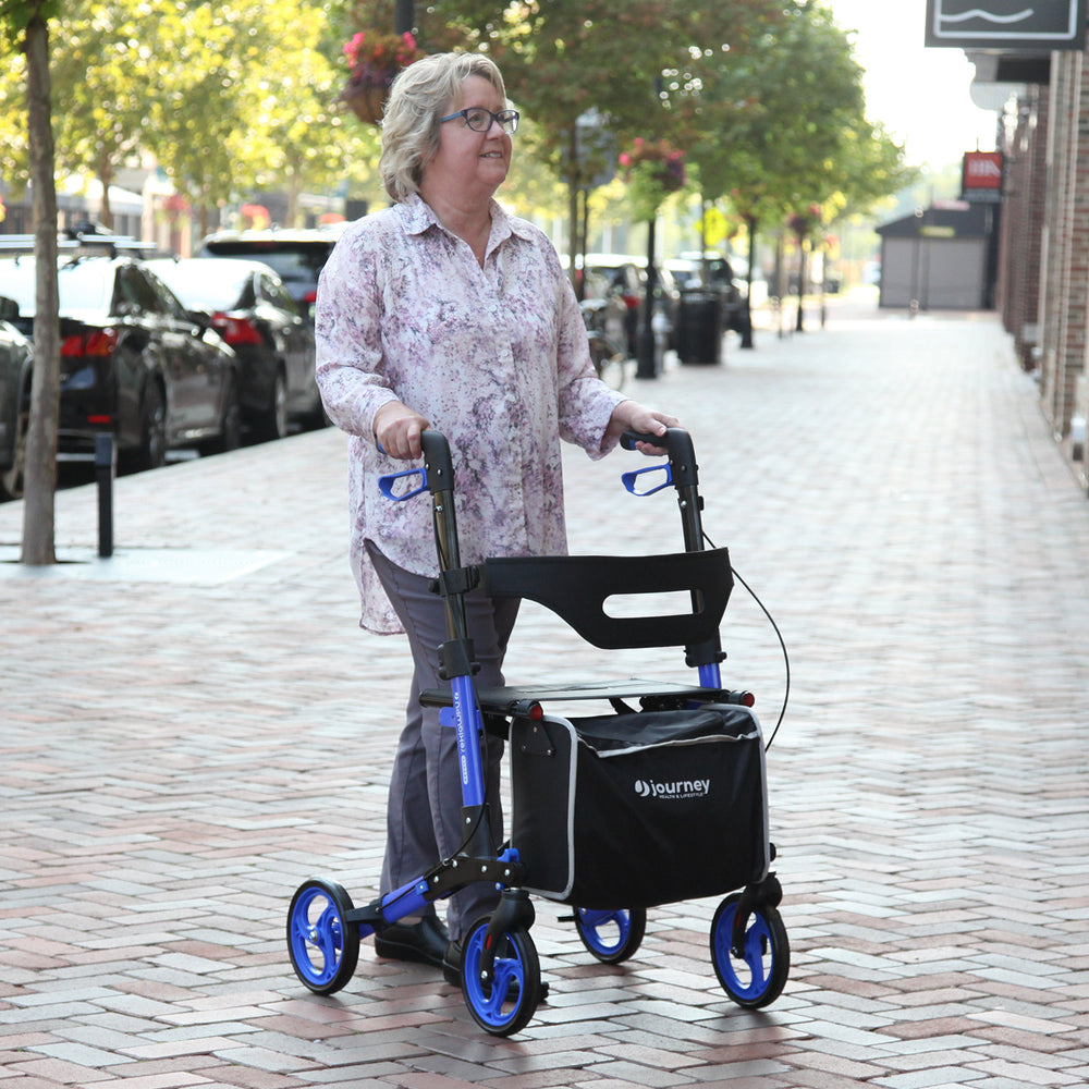 Breeze Rollator lifestyle outdoor walking support