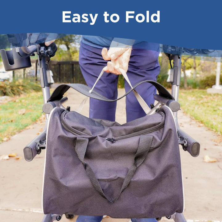 UPWalker EZ Lite upright walker folded compact for storage