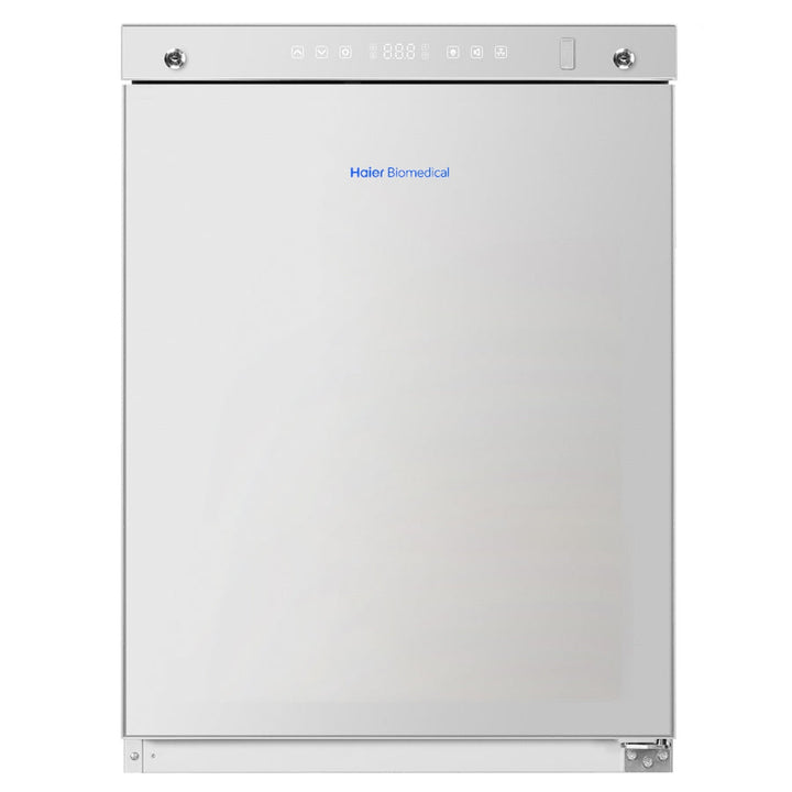 Haier HYC-130FD 4.6 cu ft medical vaccine refrigerator front view solid door