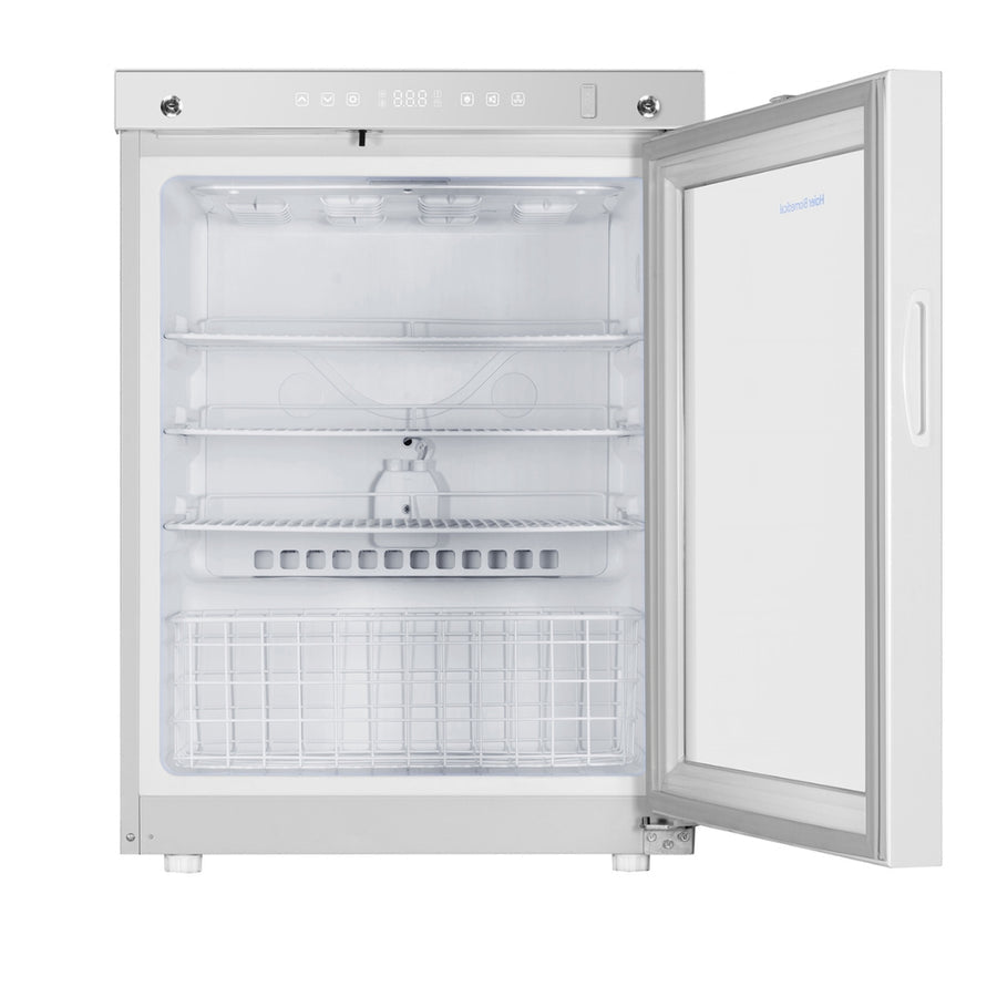 Haier HYC-130GD digital temperature display and control panel close-up