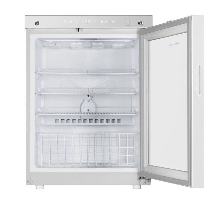 Haier HYC-130GD digital temperature display and control panel close-up
