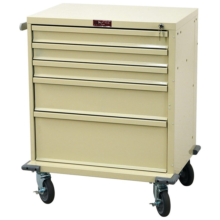 V24-5K procedure cart with steel frame and durable powder coat finish