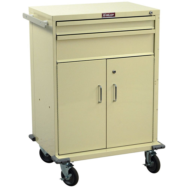 V30-2K medical procedure cart with key lock and adjustable storage shelf