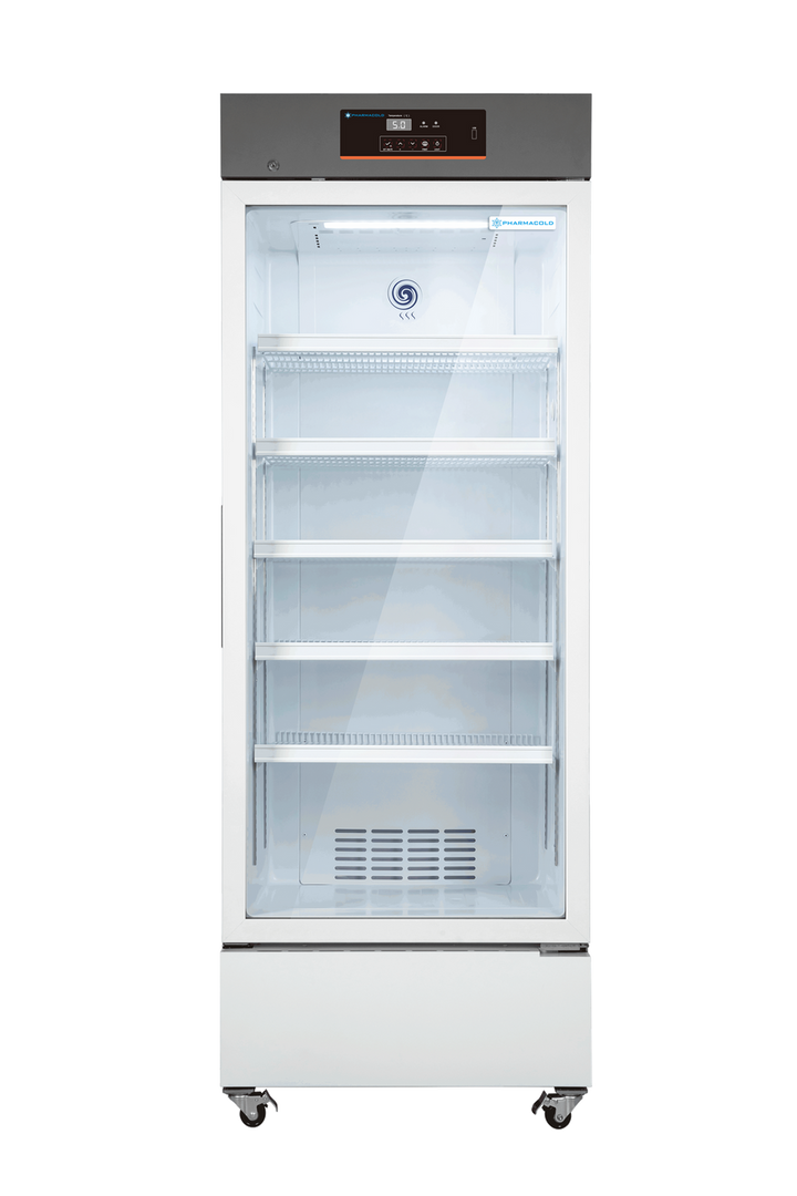 Pharmacold VAX-316 upright vaccine refrigerator closed view