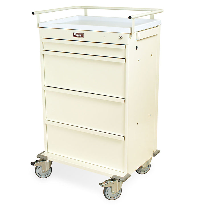 Multi Dose Medicine-On-Time® 150 Card Medication Cart cream front view