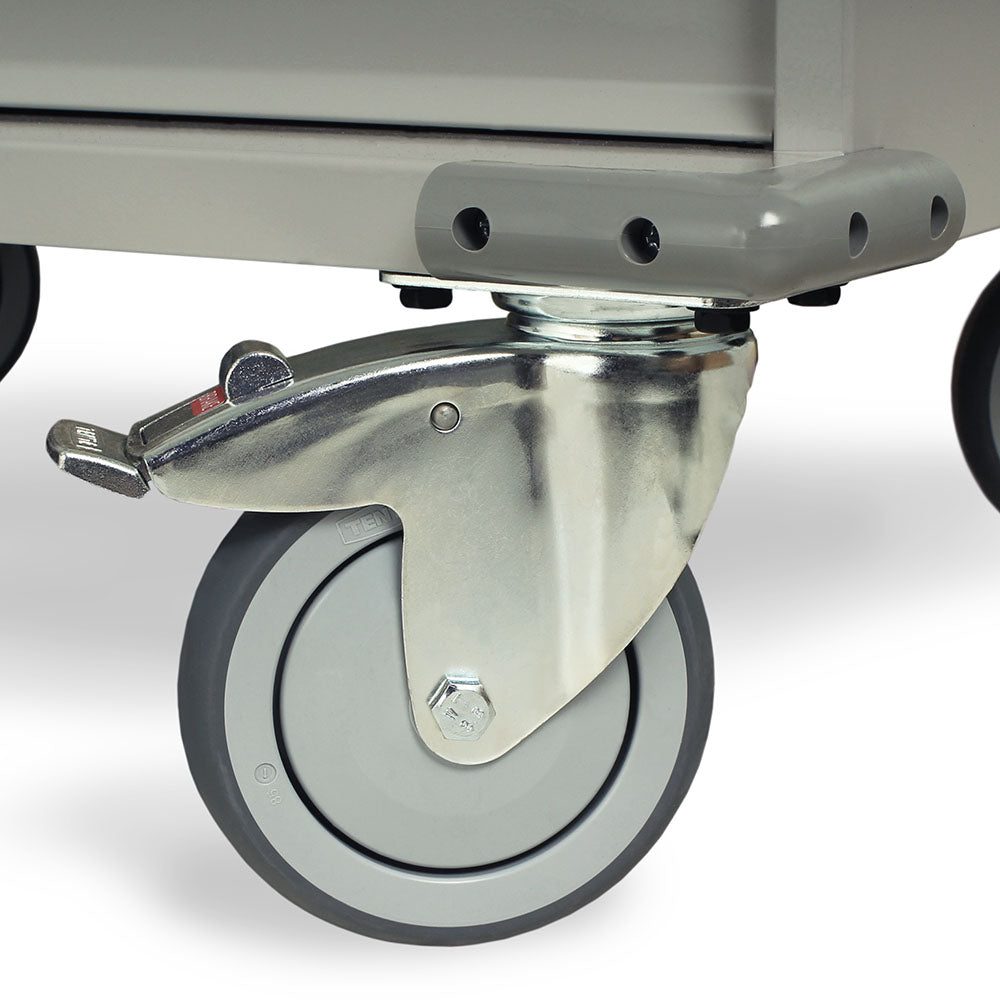 VLT18BIN3 Med-Bin Cart caster close-up