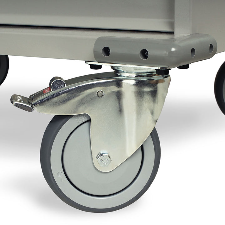 VLT18BIN3 Med-Bin Cart caster close-up