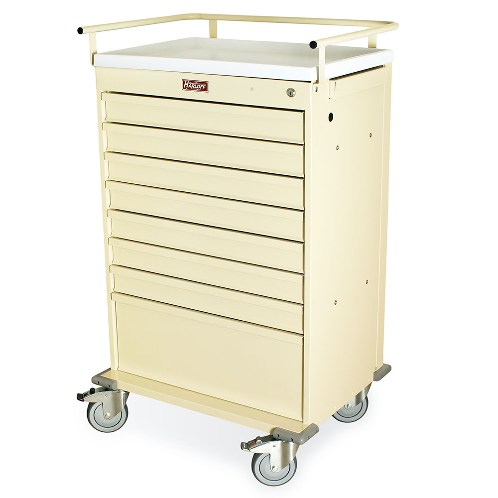Harloff VLT216BOX Value Unit Dose Box Medication Cart beige finish