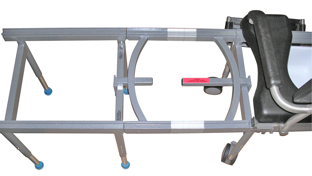 Shower chair rolling on base with high-grade aluminum frame