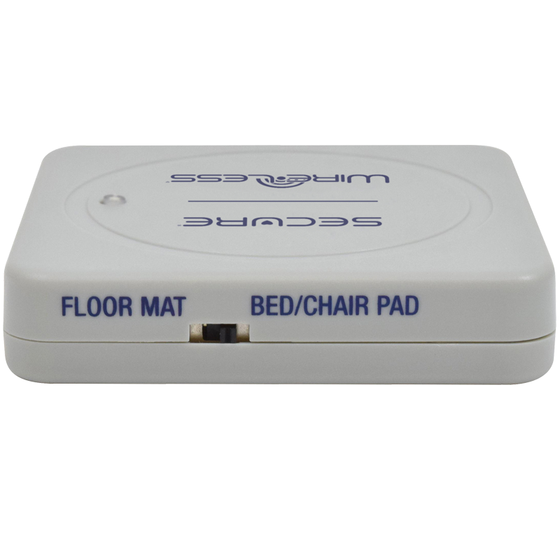 Wireless monitor transmitter and floor mat sensor