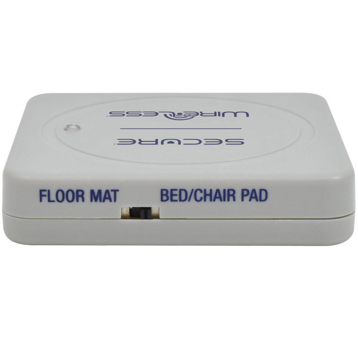 Wireless monitor transmitter and floor mat sensor