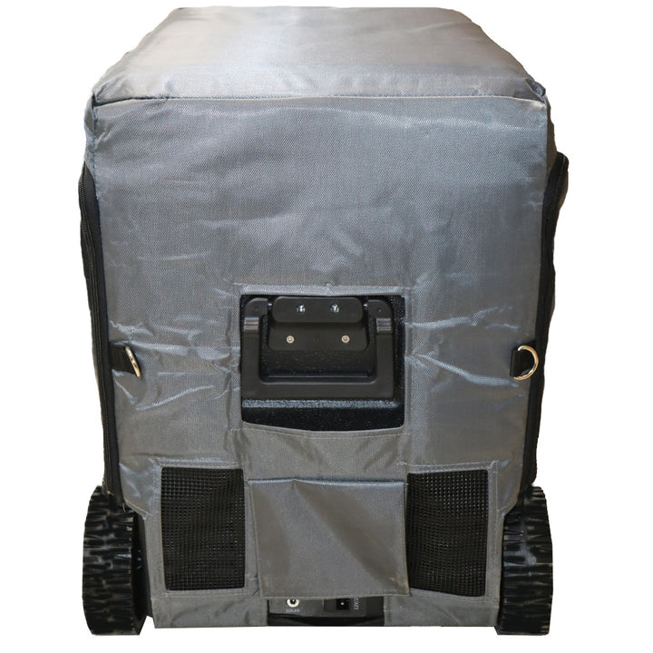 55L fridge freezer insulated cover side view durable construction