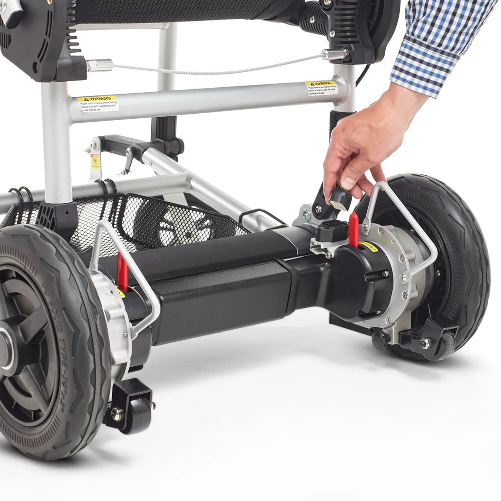Journey Zoomer power chair charging port detail