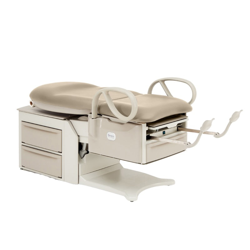 High-Low Power Procedure Table with pass-through drawers and adjustable backrest