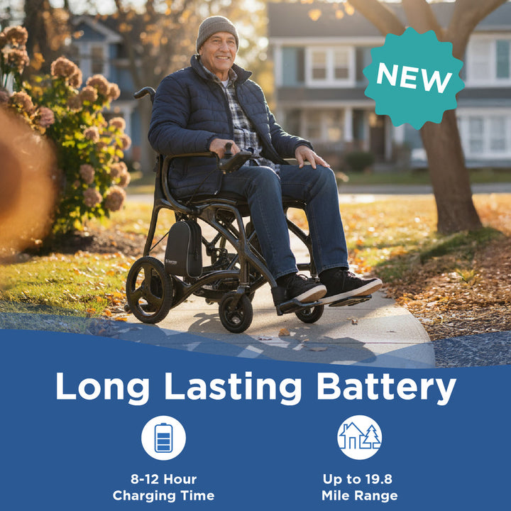 Journey Air Elite Max power chair battery system detail