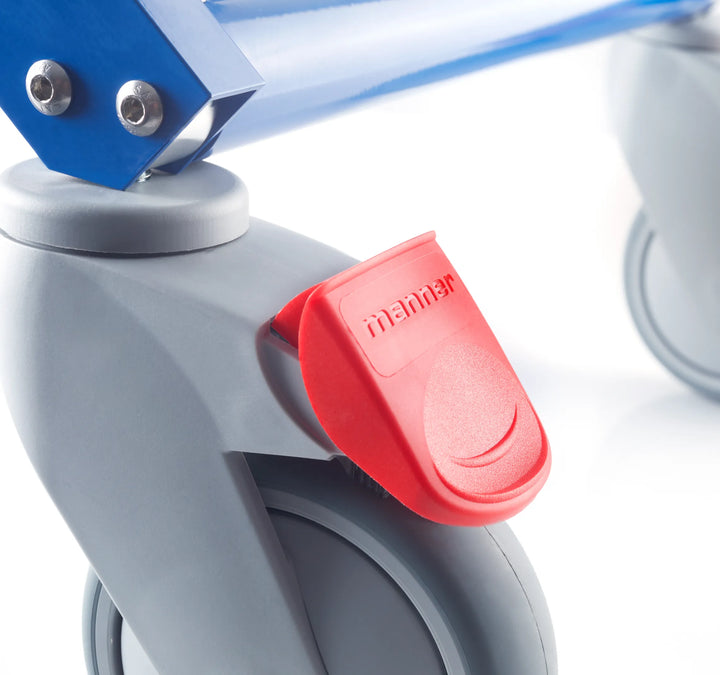 Original Airchair operator brake applied to secure chair