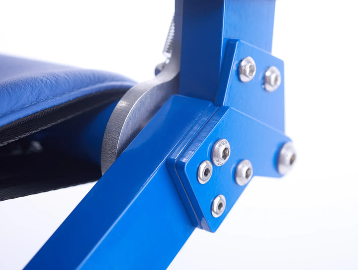 Original Airchair folding frame hinge mechanism close-up