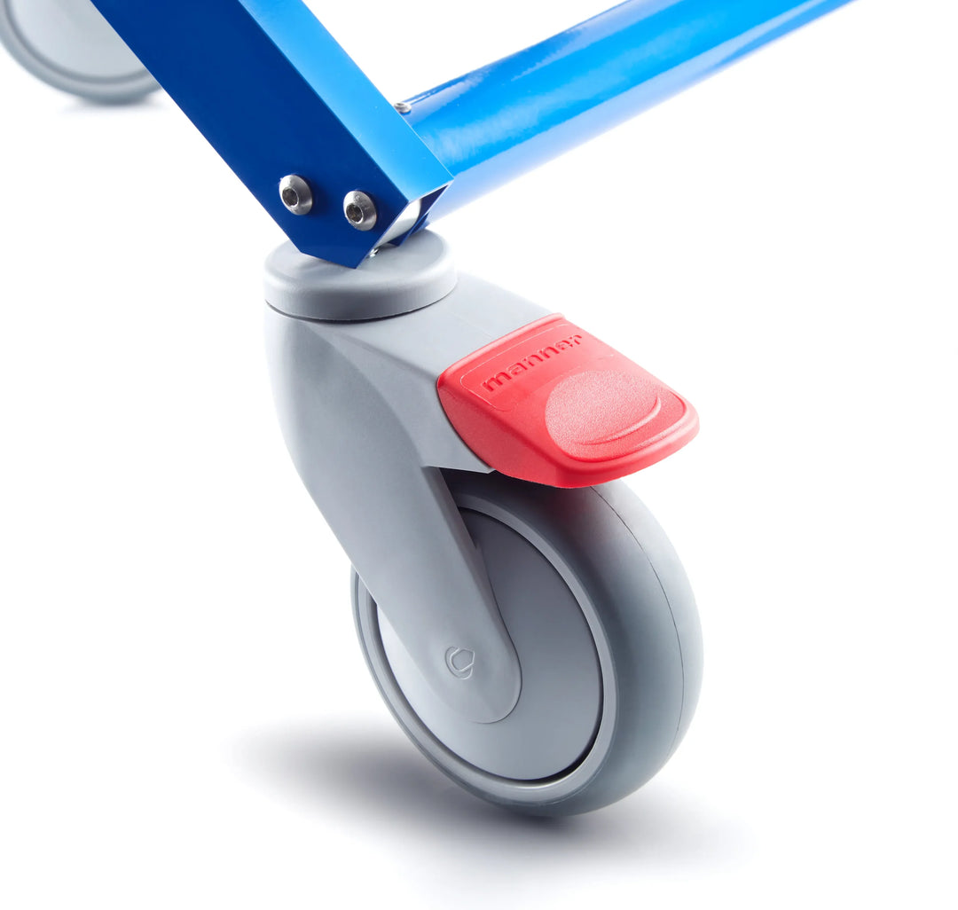 Original Airchair swivel locking castor for aircraft cabin manoeuvring