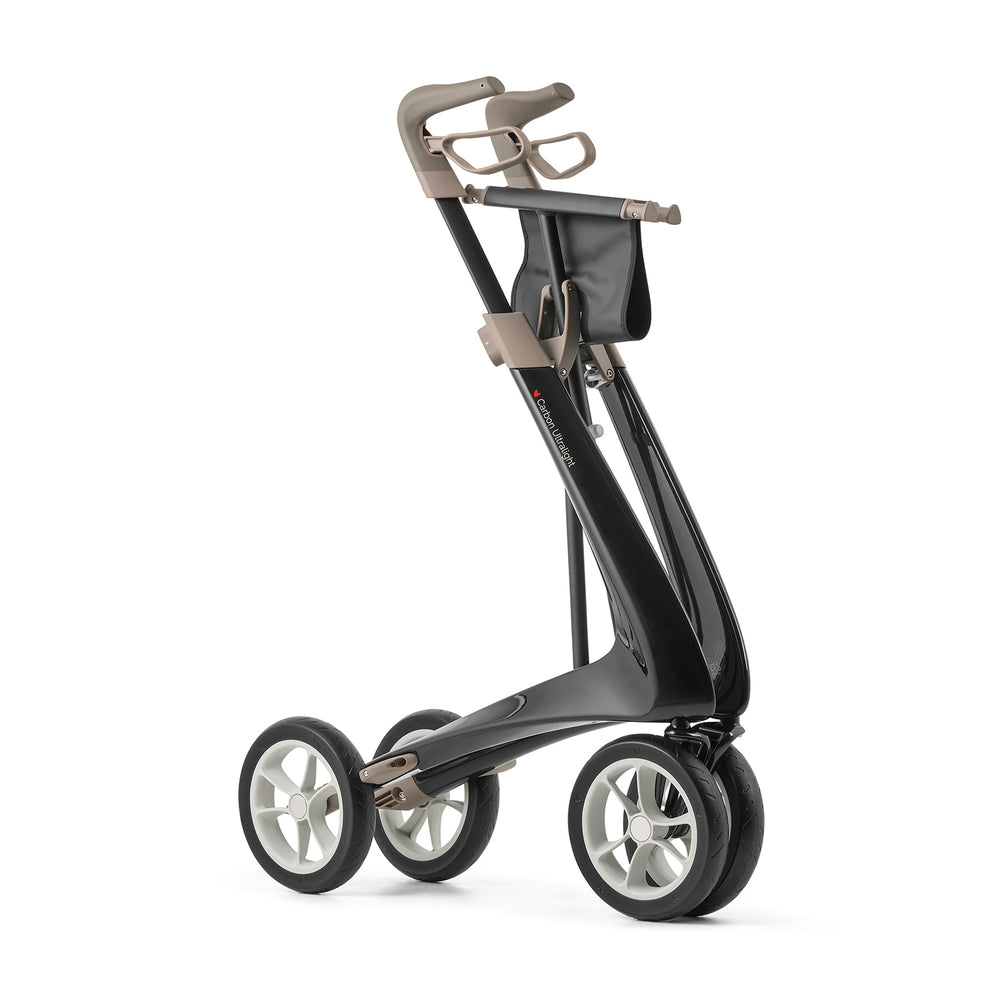 byACRE Carbon Ultralight rollator carbon black front view