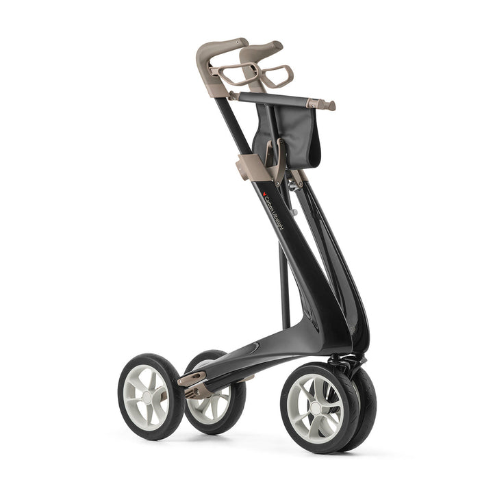 byACRE Carbon Ultralight rollator carbon black front view