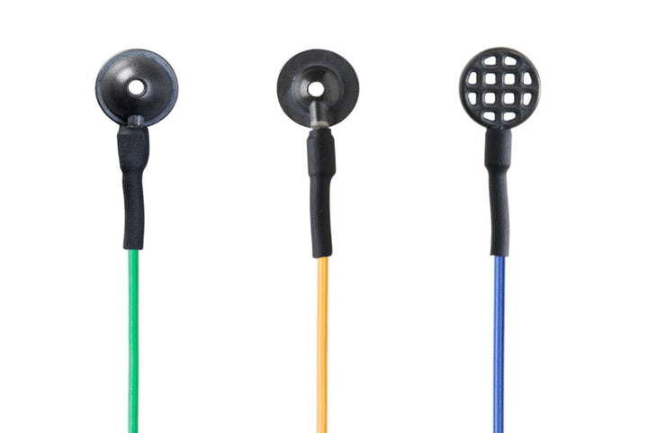 Webbed and slim EEG electrodes comparison image