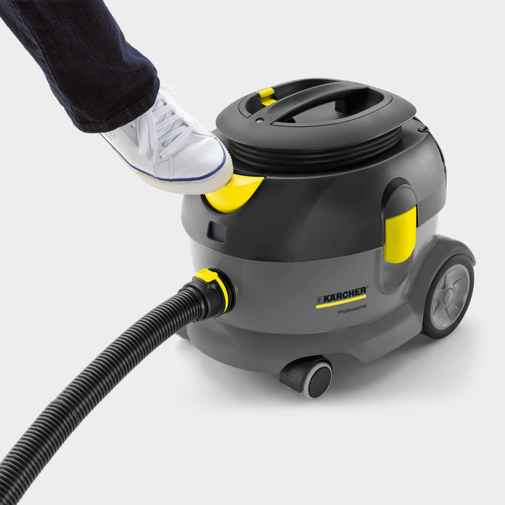 Powerful & Quiet: T 12/1 Dry Vacuum for Long Cleans