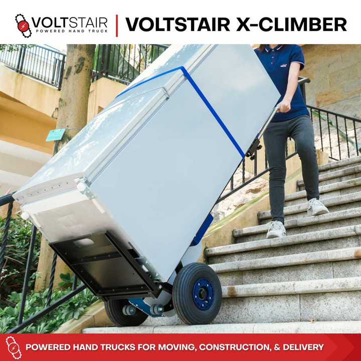 Rear wheels of Voltstair X-Climber dolly