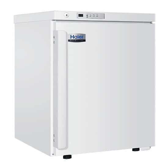 Haier HYC-68 solid door countertop vaccine pharmacy refrigerator front view