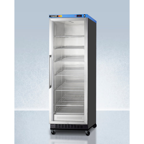 Accucold PTHC155G angled view blanket warmer cabinet