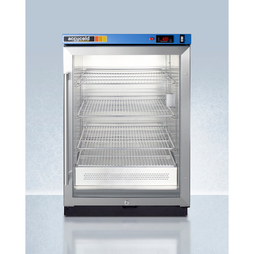 Accucold PTHC65G blanket warmer glass door front view