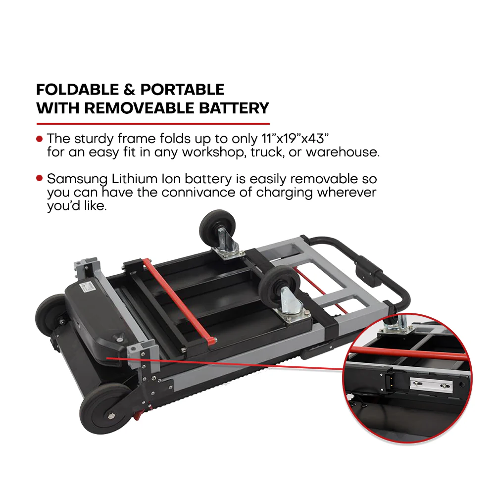 Voltstair Titan heavy-duty track system close-up