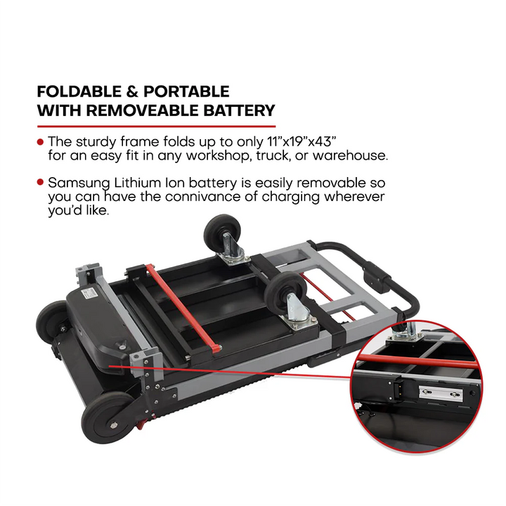 Voltstair Titan heavy-duty track system close-up