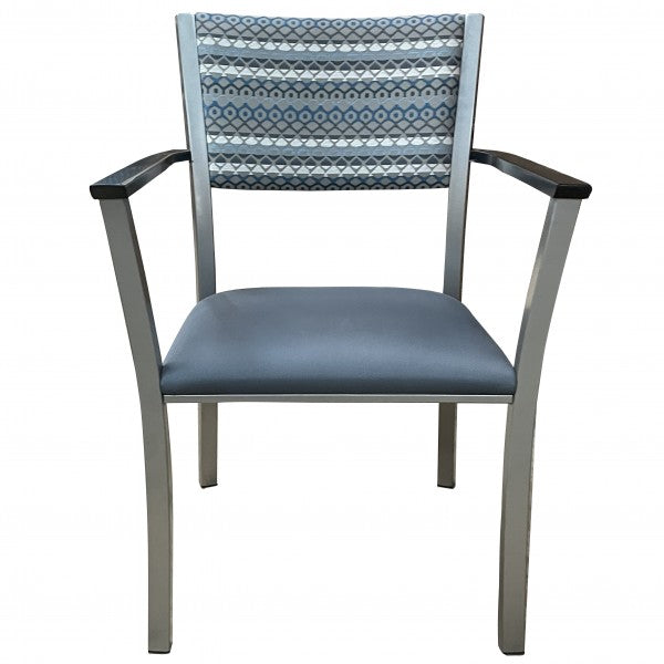HC1364USBW: Modern Metal Dining Chair with Style
