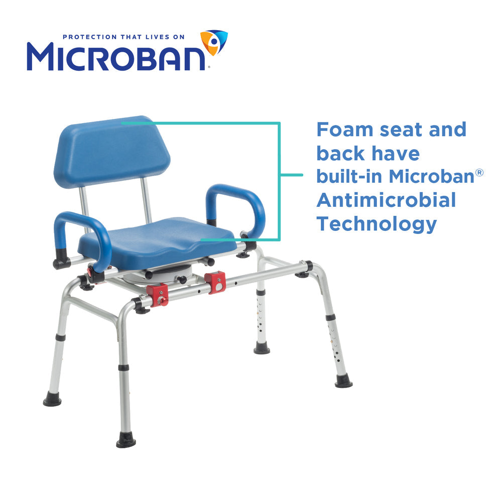 Journey SoftSecure transfer bench with Microban antimicrobial protection