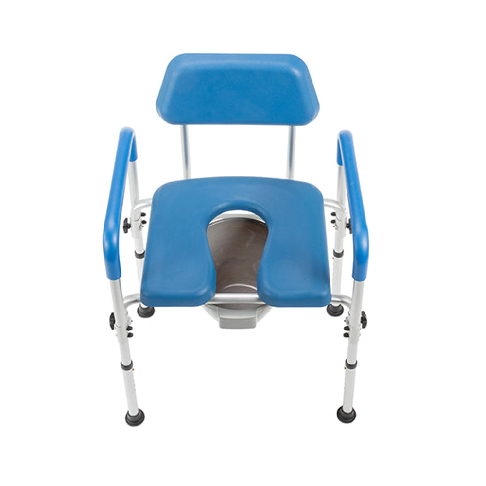 Journey SoftSecure commode chair with removable bucket attachment