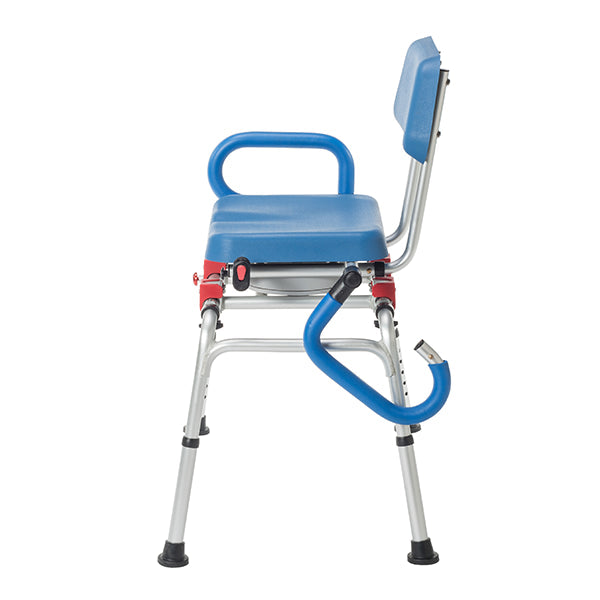 Journey SoftSecure transfer bench armrest down position
