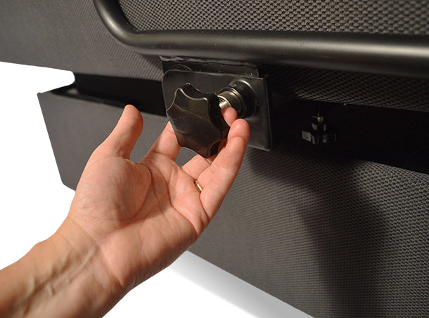 UPbed Standard motorized lift bed adjustment control knob detail