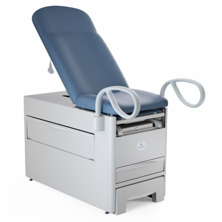 Side view of Versa Exam Table showcasing pediatric extension