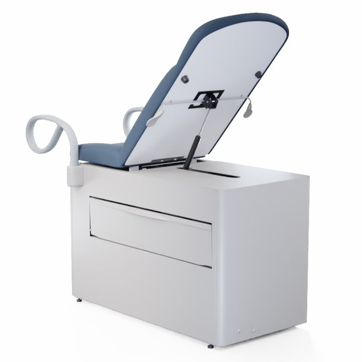 Versa Exam Table displaying seamless upholstery finish